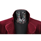Halloweez 2023 Willy Wonka Red Cosplay Costume Inspired by Timothee Chalamet for Halloween - Halloweez